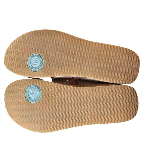 Josef Seibel Tonga Slide Sandal Women's Size US 11 Leather Comfort Shoes Beige - Picture 8 of 14